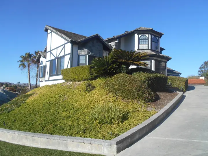 Slope Lawn Raised Planter Menifee Ca